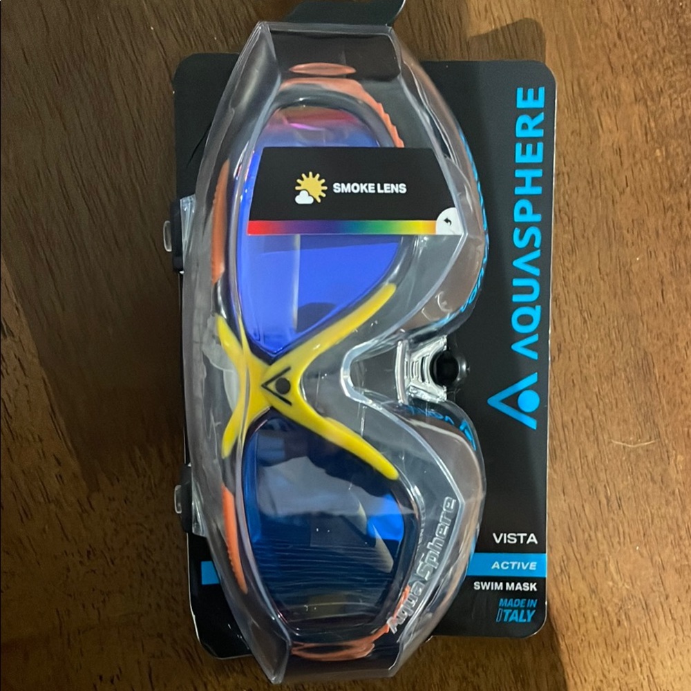 Aqua Sphere Vista Swim Mask with Smoke Lens